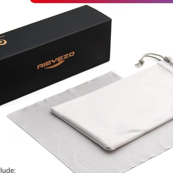 Cute oval thick frame cat eye sunglasses - Picture 4 of 6